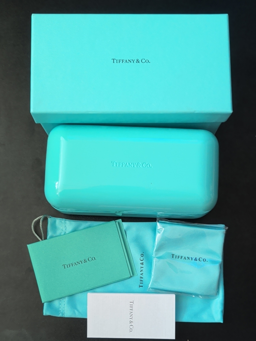 Tiffany Hard Shell Sunglass Case Set
